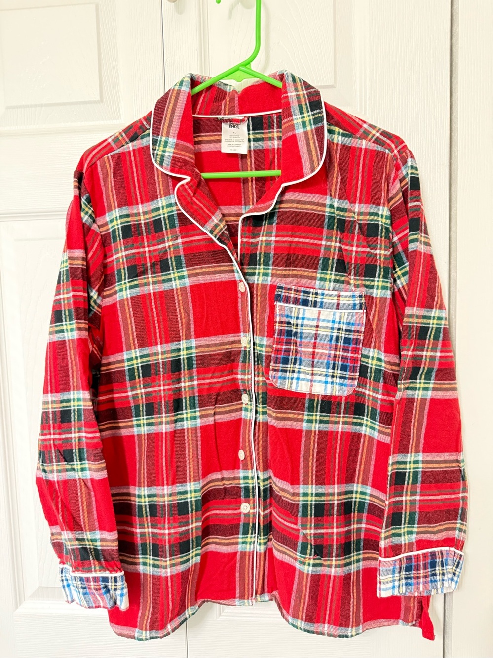 Lands’ End flannel pajamas